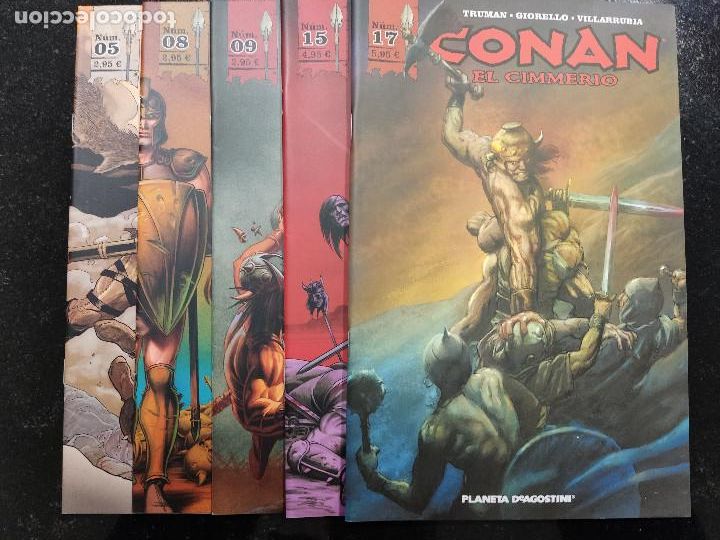 C&oacute;mics: Conan el Cimmerio 5, 8, 9, 15 y 17 (grapa) - Foto 1