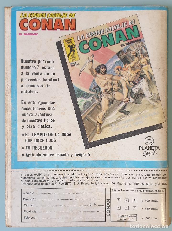 C&oacute;mics: La espada salvaje de Conan #6 (Planeta, 1982) - Foto 2