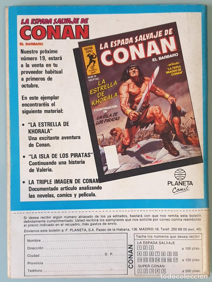C&oacute;mics: La espada salvaje de Conan #18 (Planeta, 1983) - Foto 2