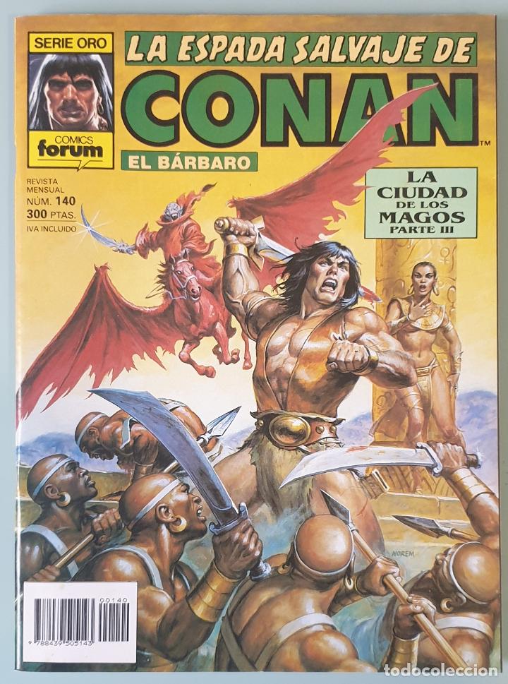 C&oacute;mics: La espada salvaje de Conan #140 (Planeta, 1993) - Foto 1