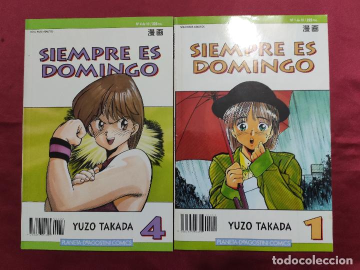 Comics: SIEMPRE ES DOMINGO. LOTE 2 EJEMPLARES. N&ordm; 1 Y 4. PLANETA