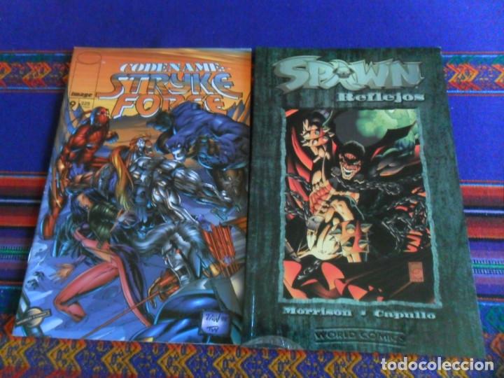 C&oacute;mics: SPAWN REFLEJOS 2&ordf; EDICI&Oacute;N WORLD COMICS PLANETA A&Ntilde;O 2000. REGALO CODENAME: STRYKEFORCE N&ordm; 9 Y &Uacute;LTIMO - Foto 1