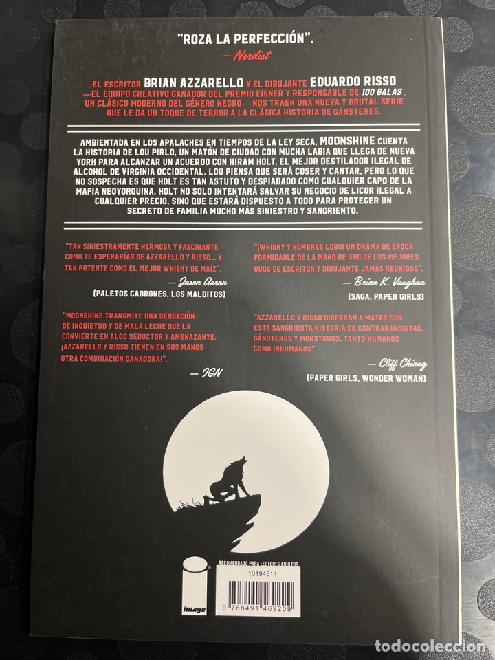 C&oacute;mics: MOONSHINE VOL.1 de BRIAN AZZARELLO y EDUARDO RISSO IMAGE ( 2018/&hellip; ) - Foto 2