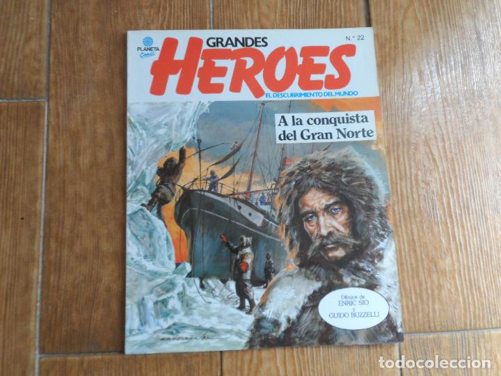 C&oacute;mics: GRANDES H&Eacute;ROES N&ordm; 22 EL DESCUBRIMIENTO DEL MUNDO EDITORIAL PLANETA