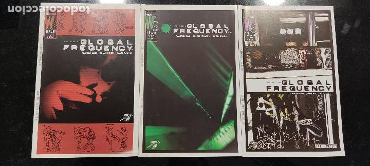 C&oacute;mics: Global Frequency 10 a 12 World Comics Warren Ellis Grapa - Foto 1