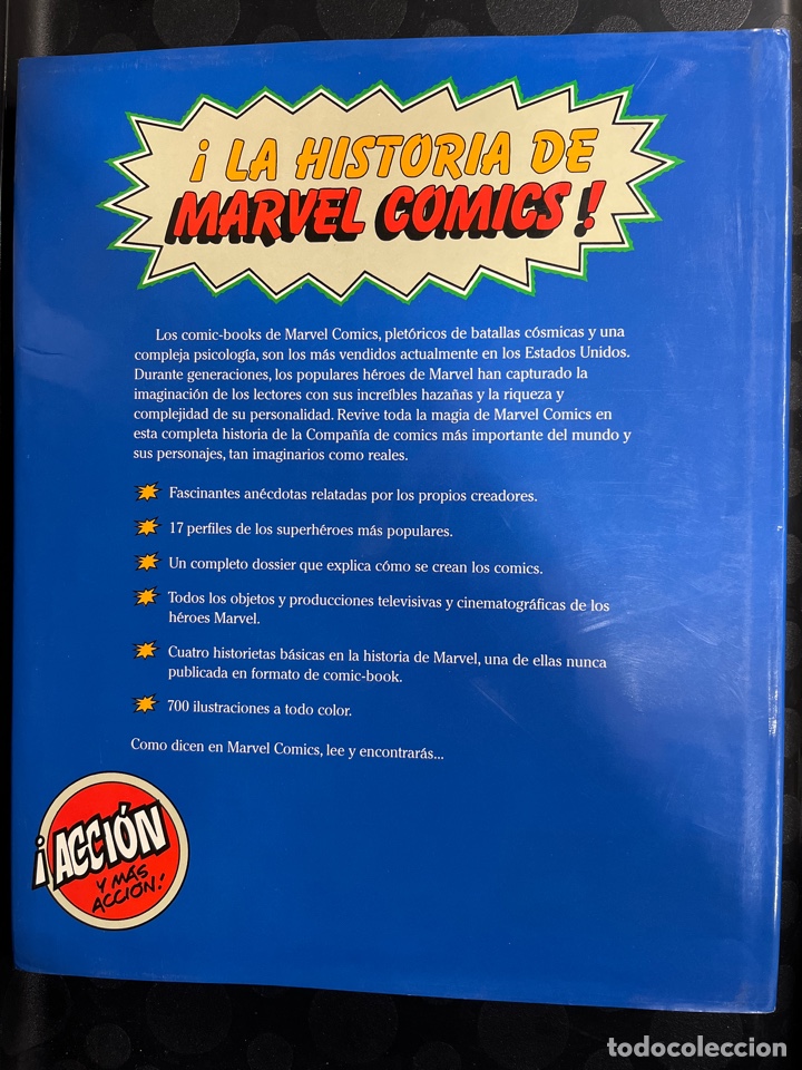 C&oacute;mics: CINCO FABULOSAS D&Eacute;CADAS DE C&Oacute;MICS MARVEL de LES DANIELS ( 1997 ) - Foto 2