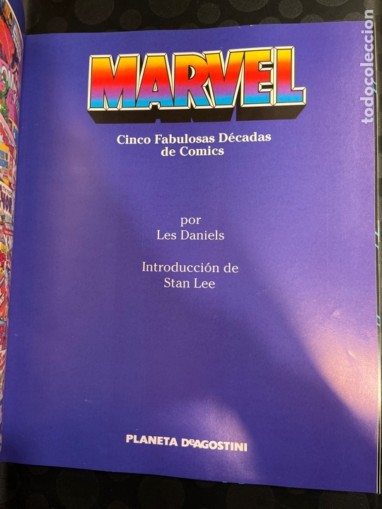 C&oacute;mics: CINCO FABULOSAS D&Eacute;CADAS DE C&Oacute;MICS MARVEL de LES DANIELS ( 1997 ) - Foto 3