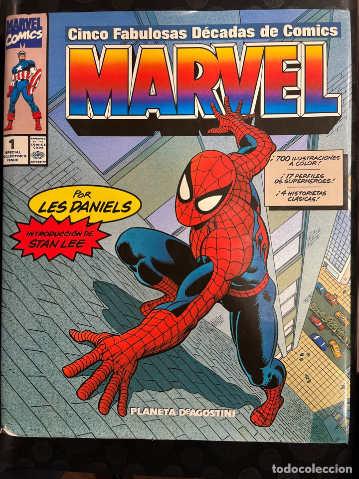 C&oacute;mics: CINCO FABULOSAS D&Eacute;CADAS DE C&Oacute;MICS MARVEL de LES DANIELS ( 1997 ) - Foto 1