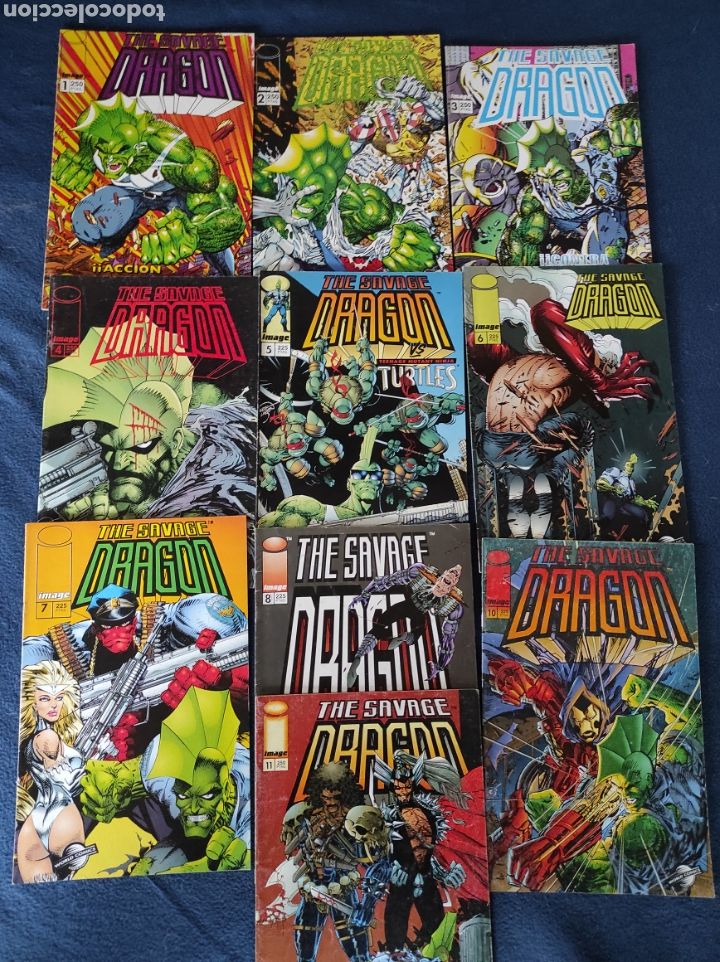 C&oacute;mics: SAVAGE DRAGON -LOTE DE 10 EJEMPLARES -ED. PLANETA IMAGE - Foto 1
