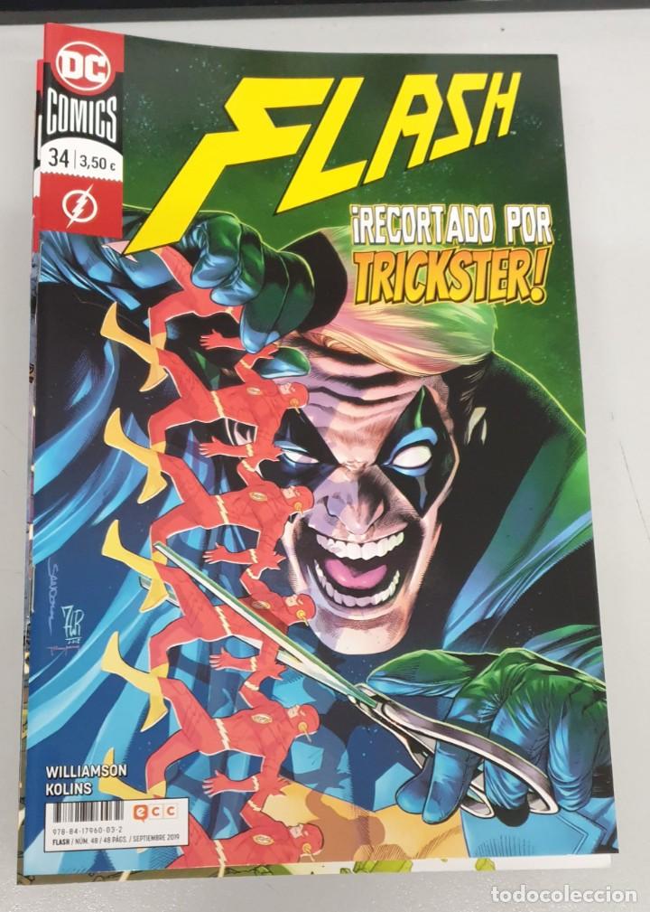 C&oacute;mics: FLASH N&ordm; 48 / 34 : RECORTADO POR TRICKSTER / DC - ECC - Foto 1