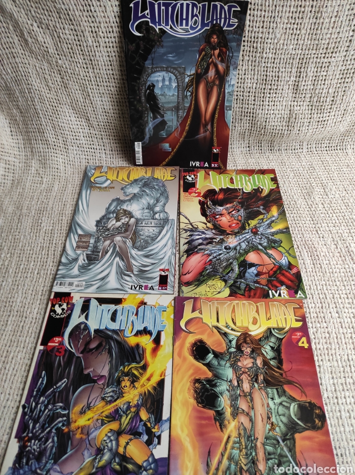 Comics : WITCHBLADE, LOTE DE 5 EJEMPLARES ( EDICION ARGENTINA ) -N&Uacute;MEROS - 2, 3, 4, 5, 6, IMAGE