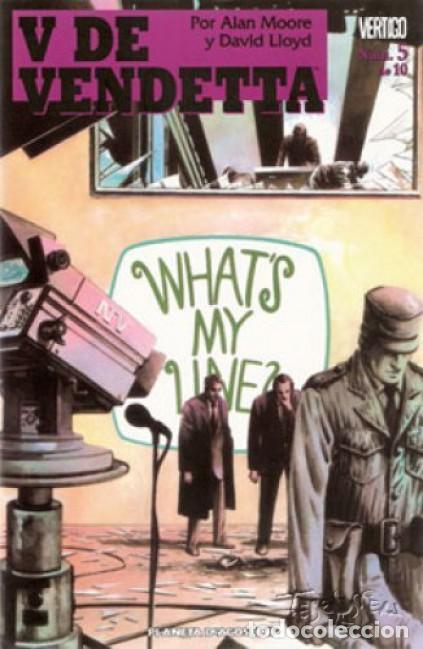 C&oacute;mics: V DE VENDETTA N&ordm; 5 - PLANETA - IMPECABLE - Foto 1