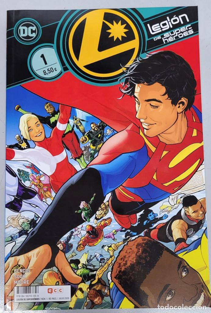 C&oacute;mics: LEGION DE SUPERHEROES N&ordm; 1 - BRIAN MICHAEL BENDIS / DC - ECC - Foto 1