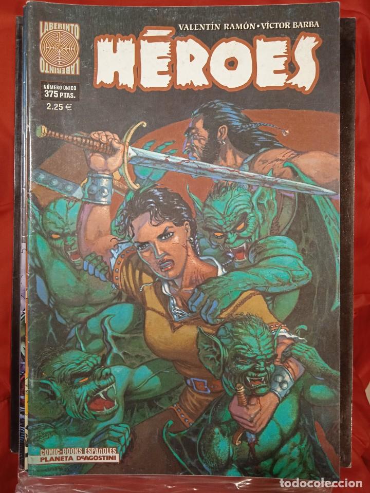 Fumetti: H&eacute;roes numero &uacute;nico planeta