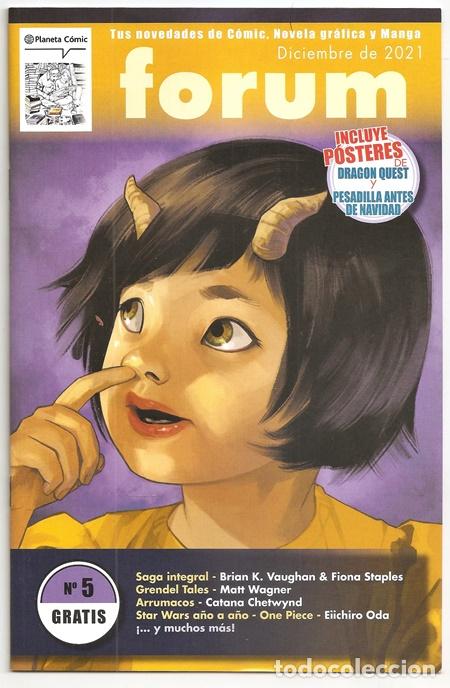Comics: Forum, 5 &ndash; Revista de Planeta C&oacute;mic - 12/2021 | CON 2 P&Oacute;STERES MANGA