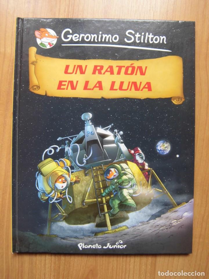 C&oacute;mics: GERONIMO STILTON UN RAT&Oacute;N EN LA LUNA PLANETA JUNIOR 1&ordf; ED. 2013 - Foto 1