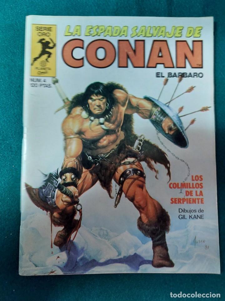 C&oacute;mics: Espada Salvaje de Conan N&ordm; 4 serie oro - Foto 1