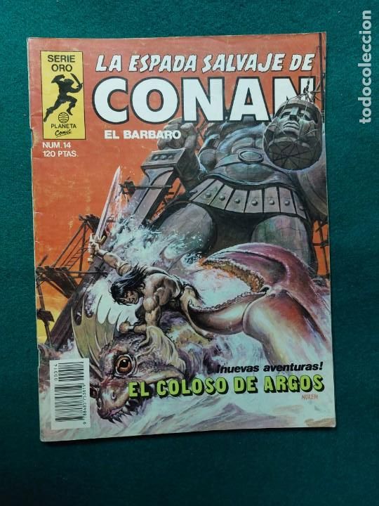 C&oacute;mics: Espada Salvaje de Conan N&ordm; 14 serie oro - Foto 1