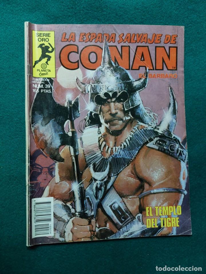 C&oacute;mics: Espada Salvaje de Conan N&ordm; 39 serie oro - Foto 1
