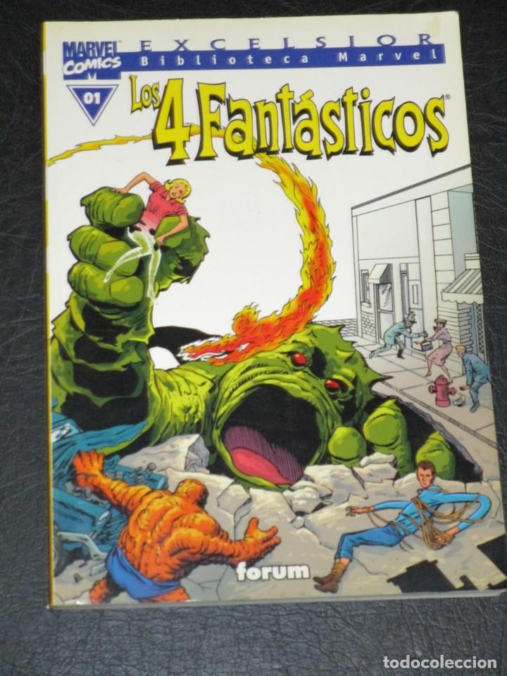 C&oacute;mics: MARVEL COMICS - BIBLIOTECA EXCELSIOR - LOS 4 FANTASTICOS N&ordm; 1 FORUM - Foto 1