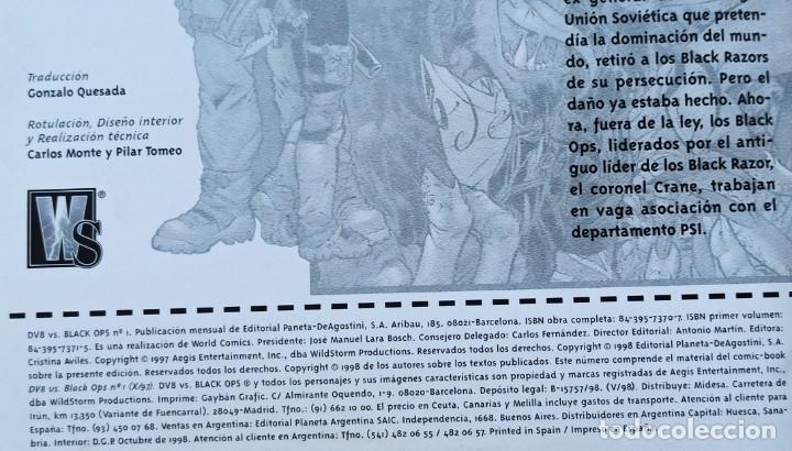 C&oacute;mics: DV8 VS. BLACK OPS N&ordm;1 DE 3 - PLANETA. - Foto 5
