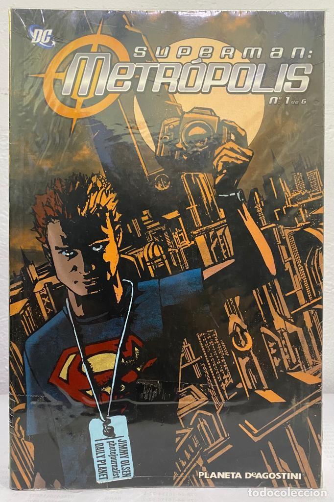C&oacute;mics: SUPERMAN: METR&Oacute;POLIS - MINI DE 6 N&Uacute;MEROS - COMPLETA - PLANETA DE AGOSTINI - Foto 1