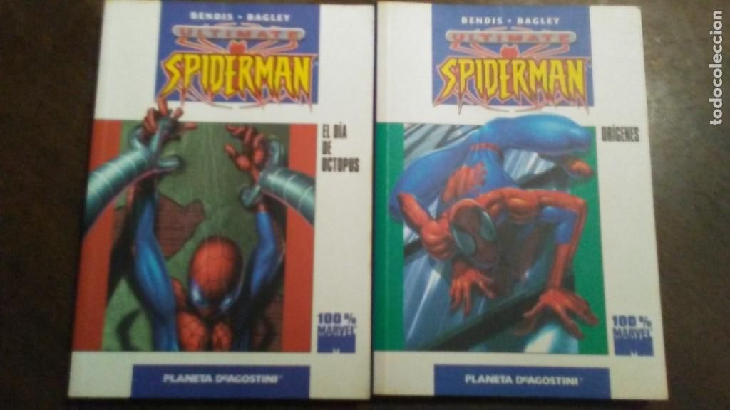 C&oacute;mics: ULTIMATE SPIDERMAN - 2 TOMOS - BENDIS & BAGLEY - Foto 1