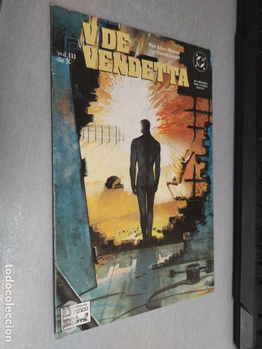 C&oacute;mics: V DE VENDETTA N&ordm; 3 / ALAN MOORE - DAVID LLOYD / EDICIONES ZINCO - Foto 1