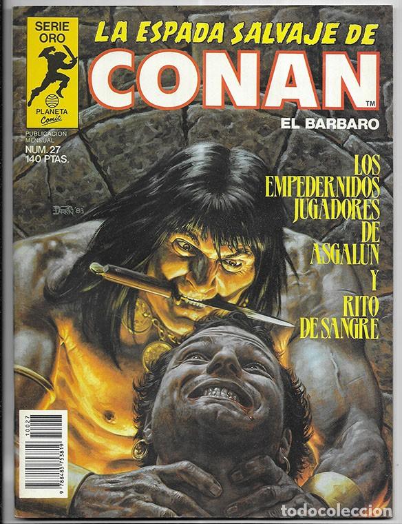 C&oacute;mics: Espada Salvaje de Conan el barbaro, La. 1&ordf; edici&oacute;n n&ordm; 27 - Foto 1