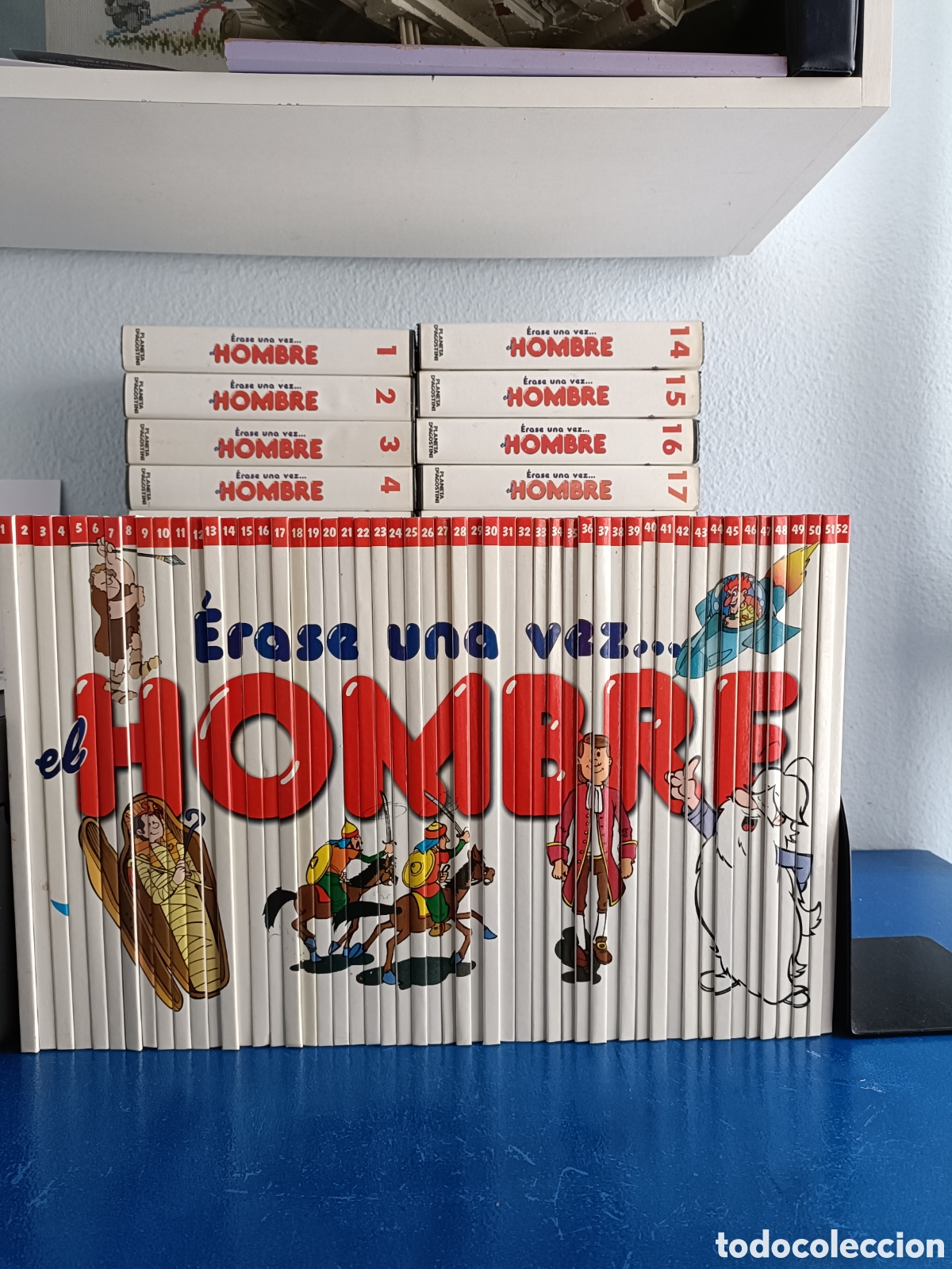 C&oacute;mics: (COMPLETO) Erase una vez el hombre (VHS + LIBROS) - Foto 1