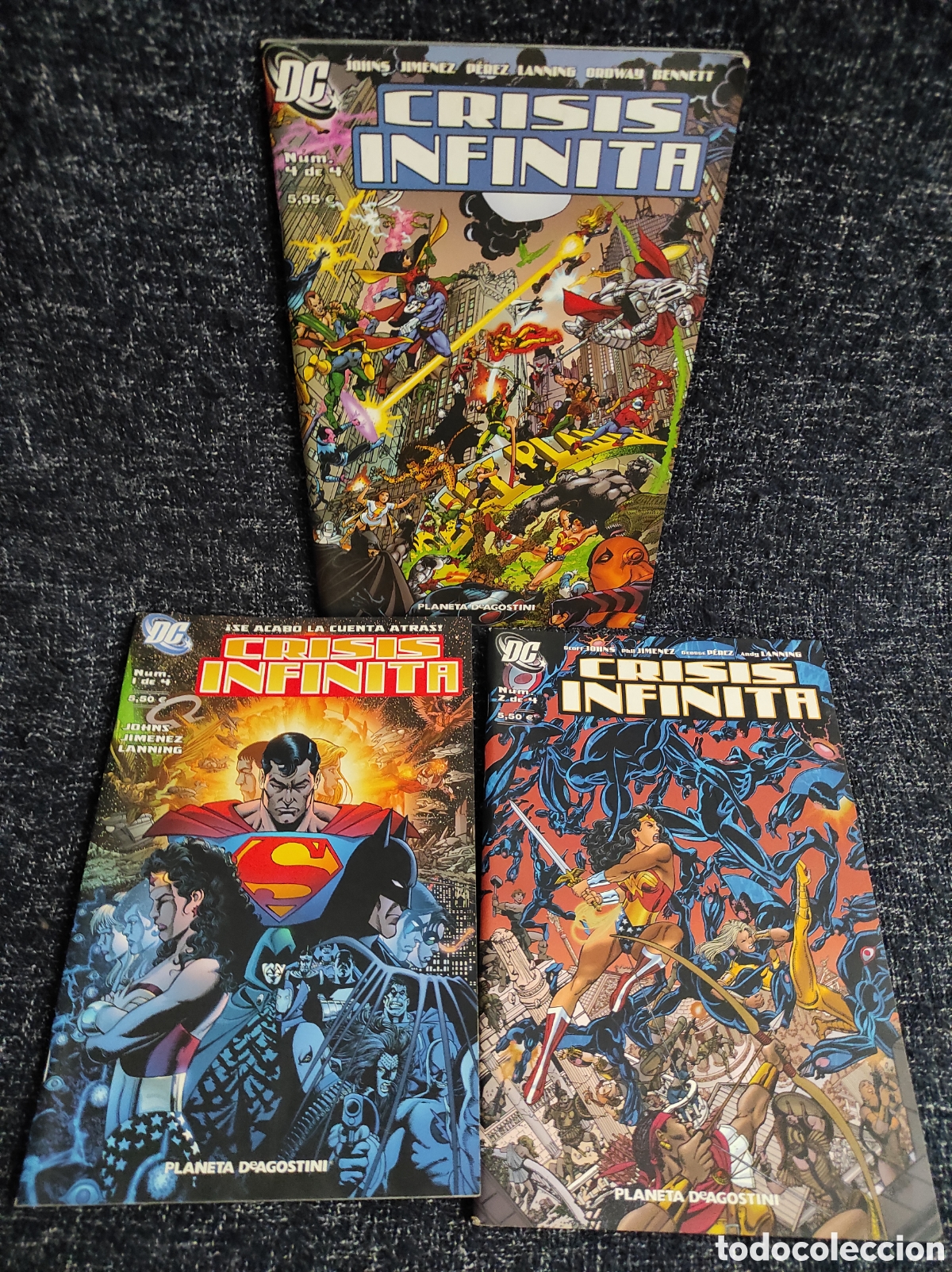 C&oacute;mics: DC COMIC CRISIS INFINITA N&deg; 1 , 2 . 4 -ED, PLANETA DE AGOSTINI - Foto 1
