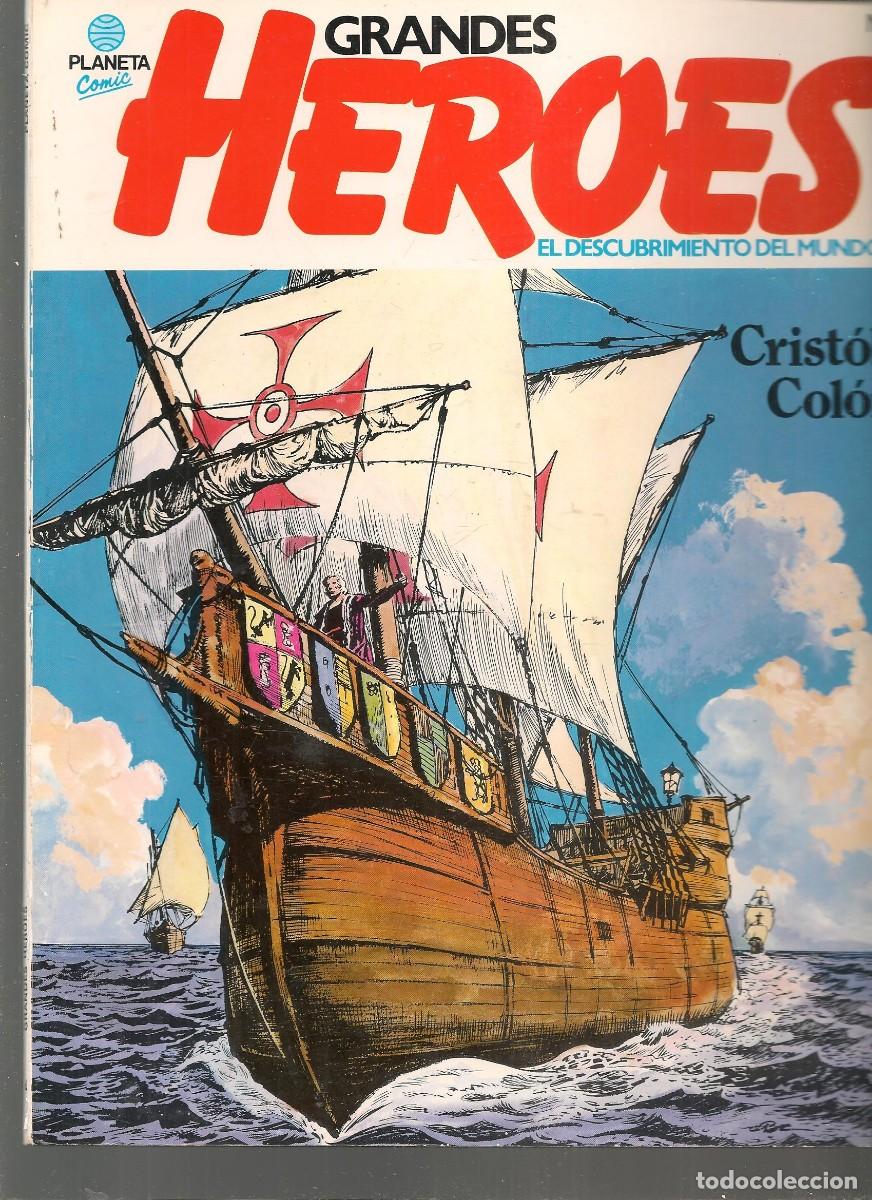 C&oacute;mics: GRANDES H&Eacute;ROES. EL DESCUBRIMIENTO DEL MUNDO. N&ordm; 4. CRIST&Oacute;BAL COL&Oacute;N. PLANETA COMIC(ST/B13