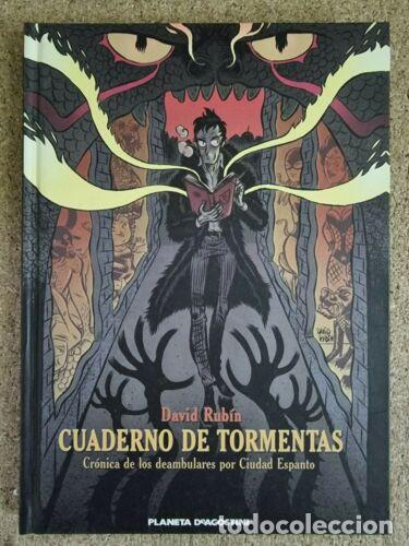 Comics: Cuaderno de Tormentas.David Rubin.Planeta.con Firma y Dibujo del Autor