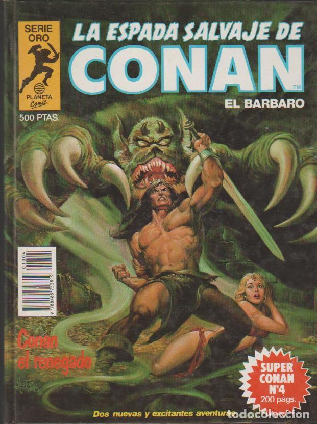 C&oacute;mics: CONAN SERIE ORO, SUPER (PLANETA COMICS) ORIGINAL 1982 COMPLETA TOMOS - Foto 4