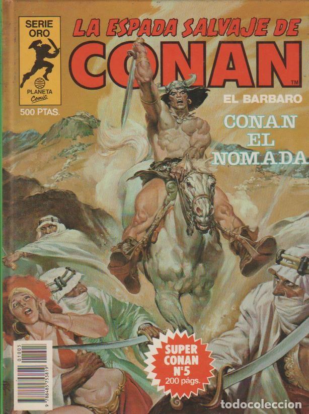 C&oacute;mics: CONAN SERIE ORO, SUPER (PLANETA COMICS) ORIGINAL 1982 COMPLETA TOMOS - Foto 5