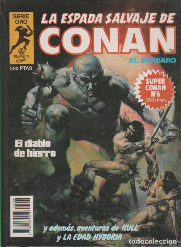 C&oacute;mics: CONAN SERIE ORO, SUPER (PLANETA COMICS) ORIGINAL 1982 COMPLETA TOMOS - Foto 6