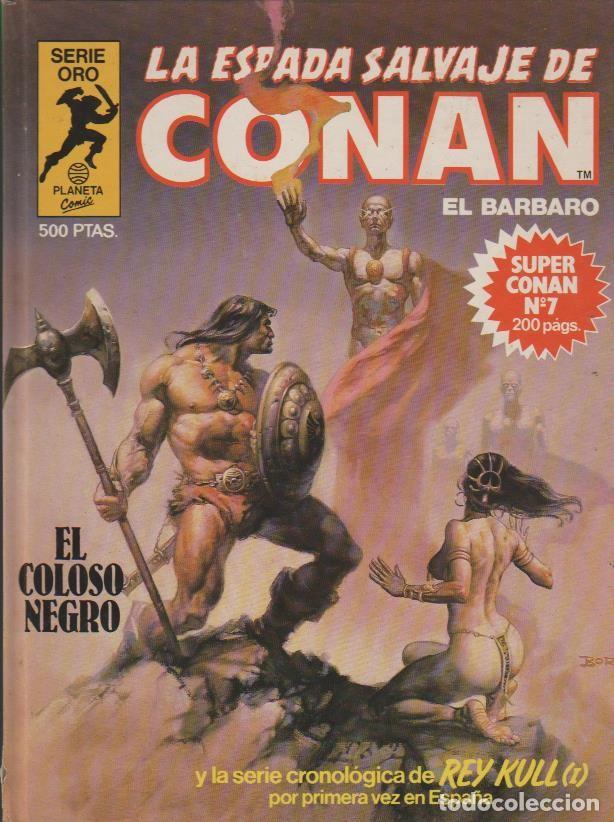 C&oacute;mics: CONAN SERIE ORO, SUPER (PLANETA COMICS) ORIGINAL 1982 COMPLETA TOMOS - Foto 7