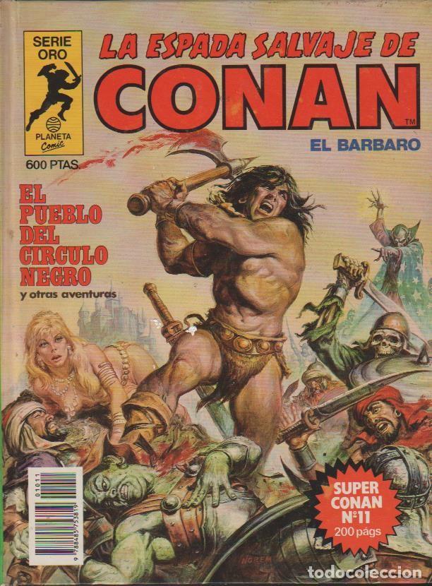 C&oacute;mics: CONAN SERIE ORO, SUPER (PLANETA COMICS) ORIGINAL 1982 COMPLETA TOMOS - Foto 11