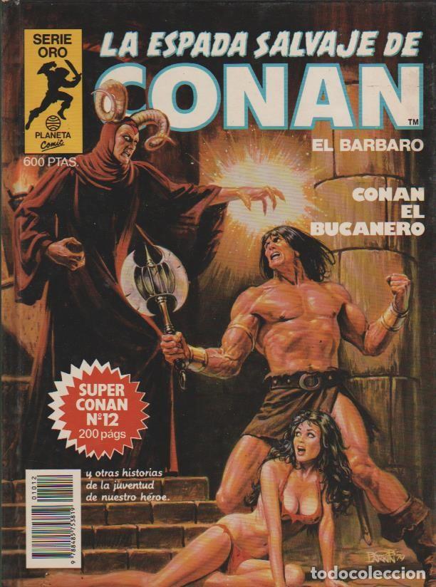 C&oacute;mics: CONAN SERIE ORO, SUPER (PLANETA COMICS) ORIGINAL 1982 COMPLETA TOMOS - Foto 12