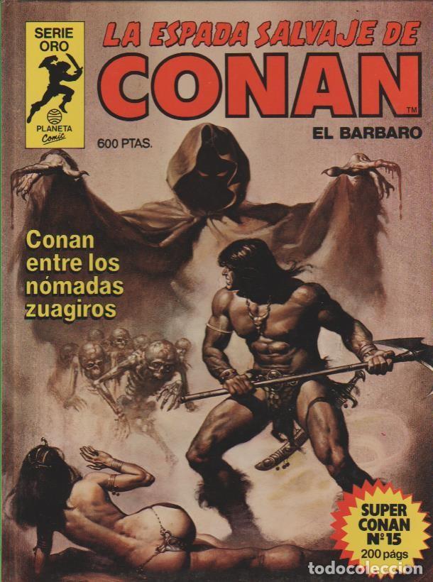 C&oacute;mics: CONAN SERIE ORO, SUPER (PLANETA COMICS) ORIGINAL 1982 COMPLETA TOMOS - Foto 15
