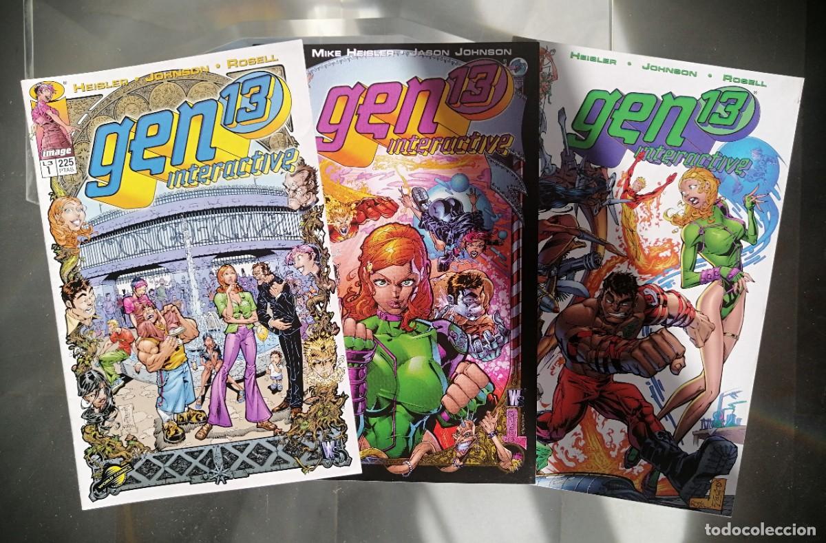 C&oacute;mics: GEN 13 - INTERACTIVE (1, 2 Y 3 - COMPLETA) PLANETA 1999 EXCELENTE ESTADO - Foto 1