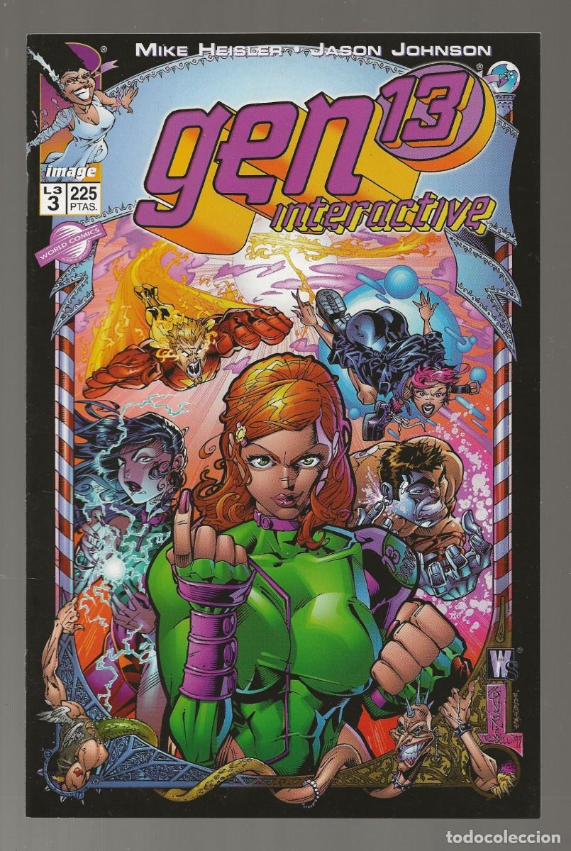 C&oacute;mics: GEN 13 - INTERACTIVE (1, 2 Y 3 - COMPLETA) PLANETA 1999 EXCELENTE ESTADO - Foto 2