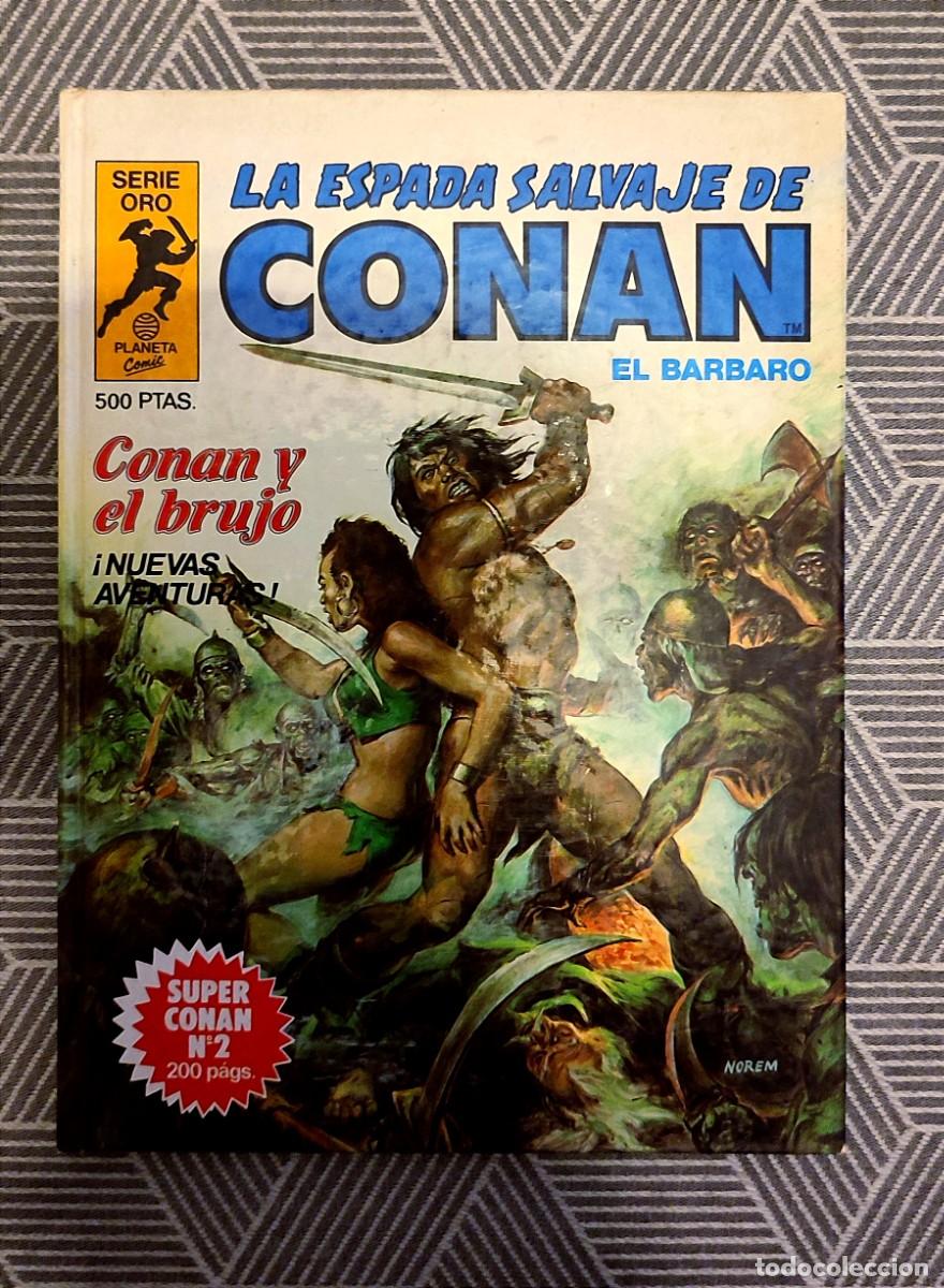 C&oacute;mics: 2/ LA ESPADA SALVAJE DE CONAN EL B&Aacute;RBARO. CONAN Y EL BRUJO - Foto 1