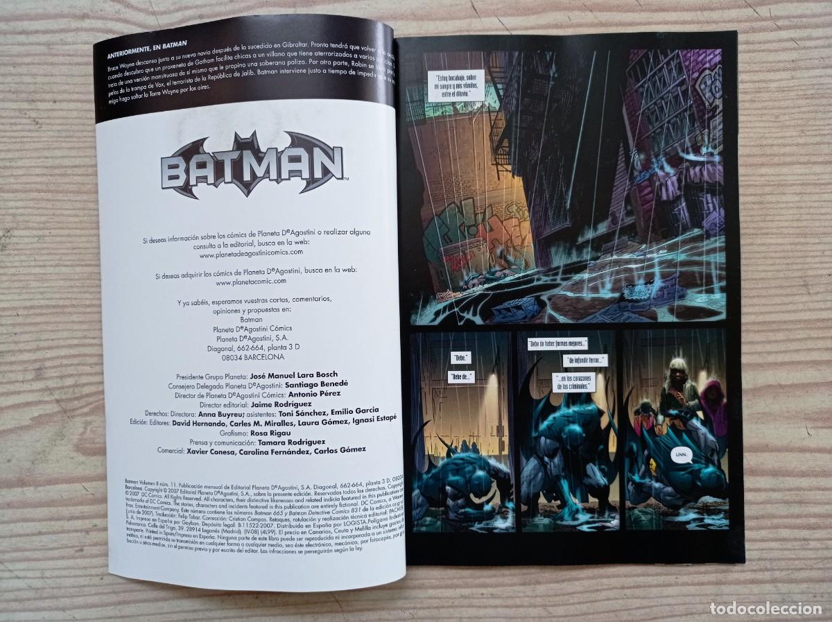 C&oacute;mics: Batman - Volumen II - Numero 11 - 2007 - Planeta - Foto 2