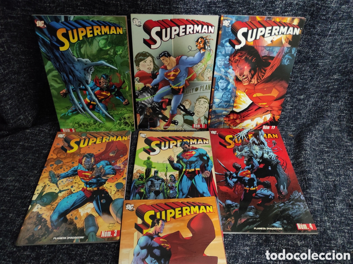 C&oacute;mics: SUPERMAN - LOTE DE 7 EJEMPLARES -edita : PLANETA - Foto 1