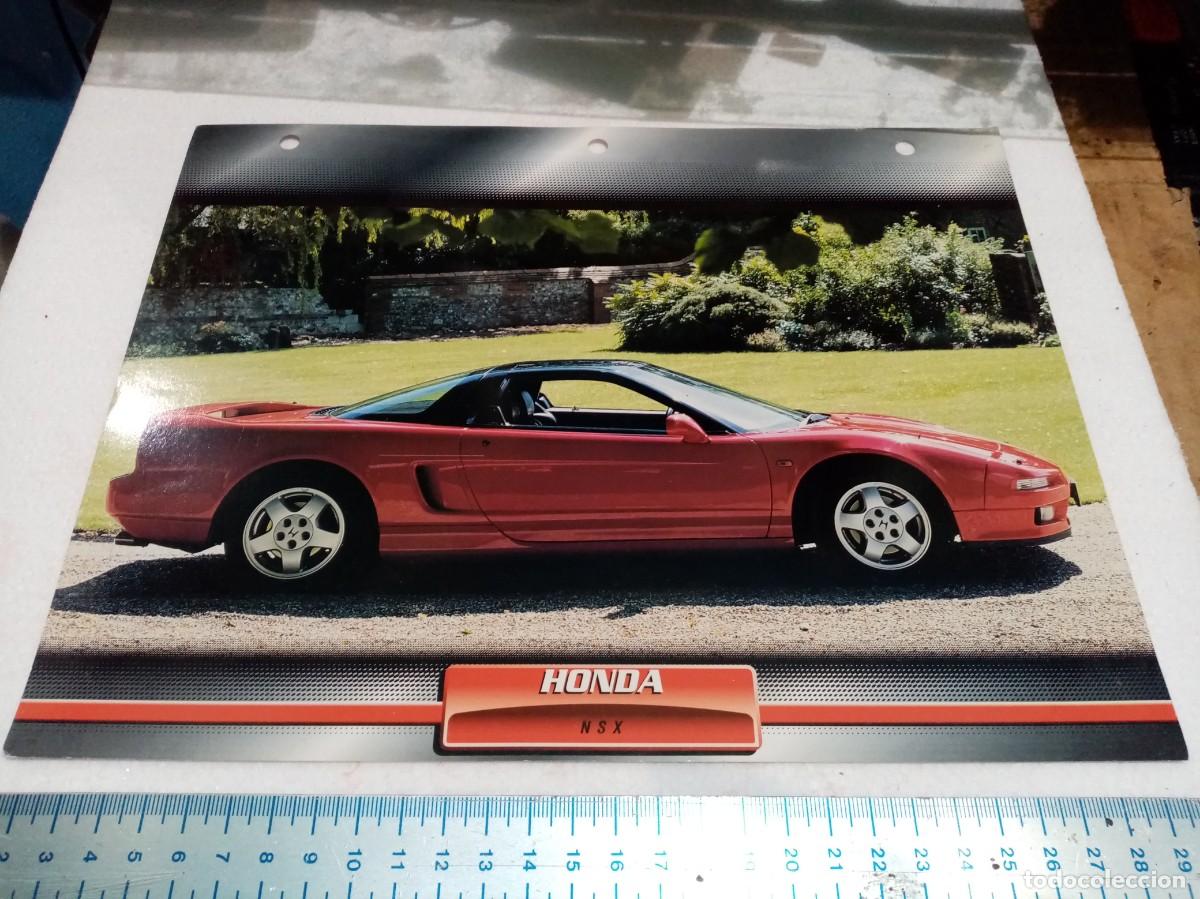 C&oacute;mics: HONDA NSX LAMINA O FICHA COCHES PLANETA DEAGOSTINI 1999 30X25