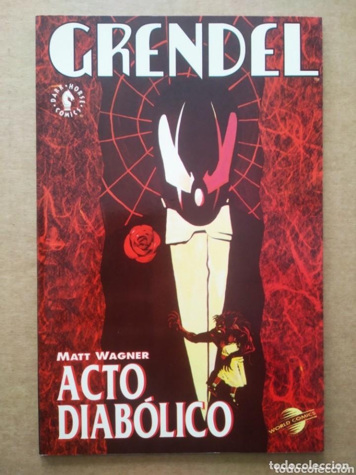 C&oacute;mics: GRENDEL: ACTO DIAB&Oacute;LICO - MATT WAGNER - WORLD COMICS - Foto 1