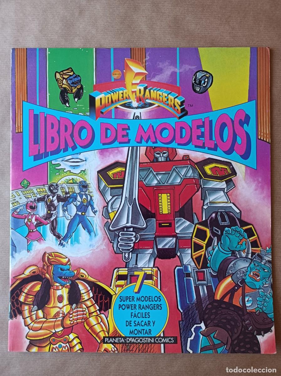 C&oacute;mics: LIBRO DE MODELOS POWER RANGERS - RECORTABLE PARA MONTAR - Foto 1