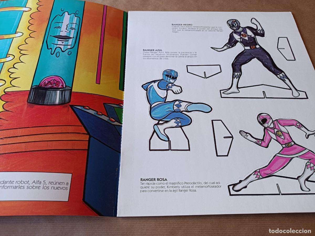 C&oacute;mics: LIBRO DE MODELOS POWER RANGERS - RECORTABLE PARA MONTAR - Foto 7