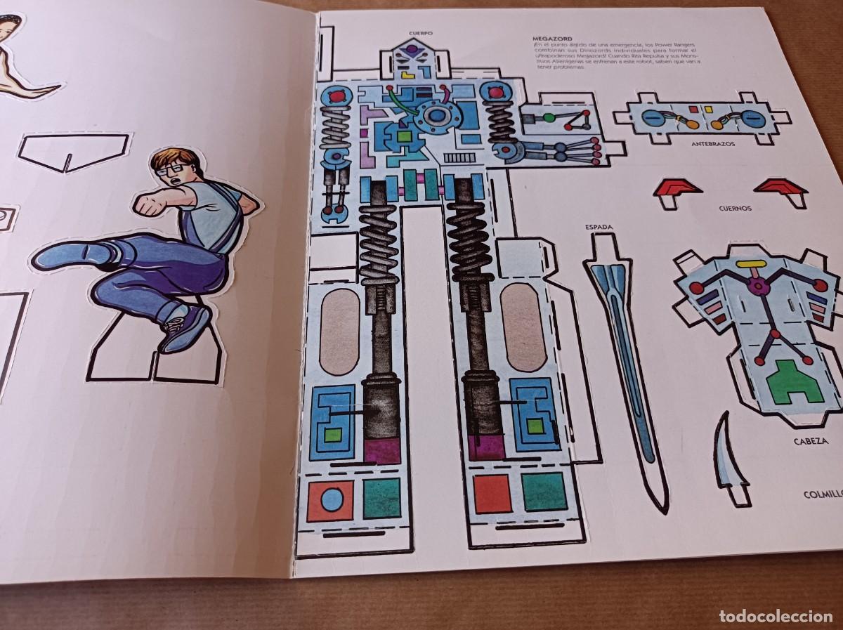 C&oacute;mics: LIBRO DE MODELOS POWER RANGERS - RECORTABLE PARA MONTAR - Foto 8